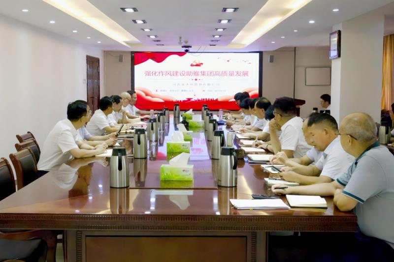 公司党委书记、董事长余洋讲授学习教育专题党课