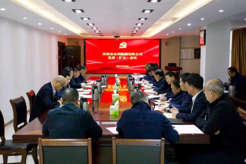 公司召开党委扩大会议传达学习党的二十届四中全会精神