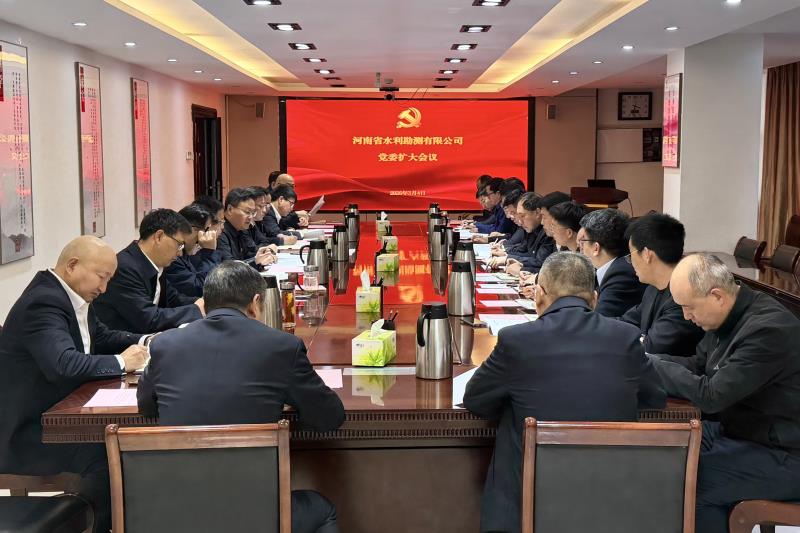 公司召开党委扩大会议动员部署树立和践行正确政绩观学习教育工作