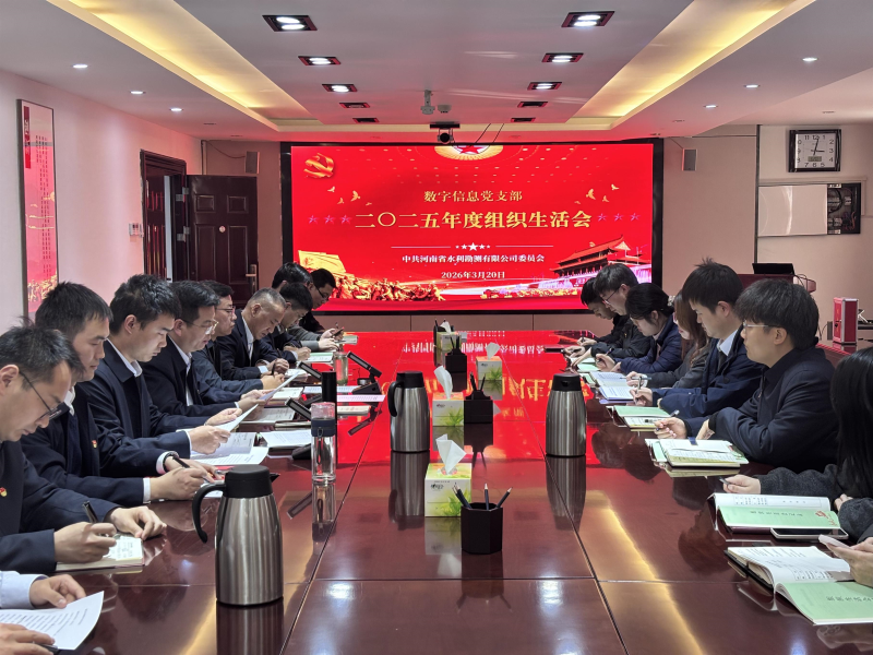 公司数字信息党支部召开2025年度组织生活会