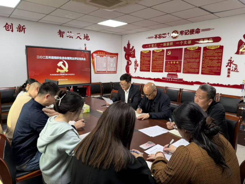 公司测绘党支部召开2025年度组织生活会